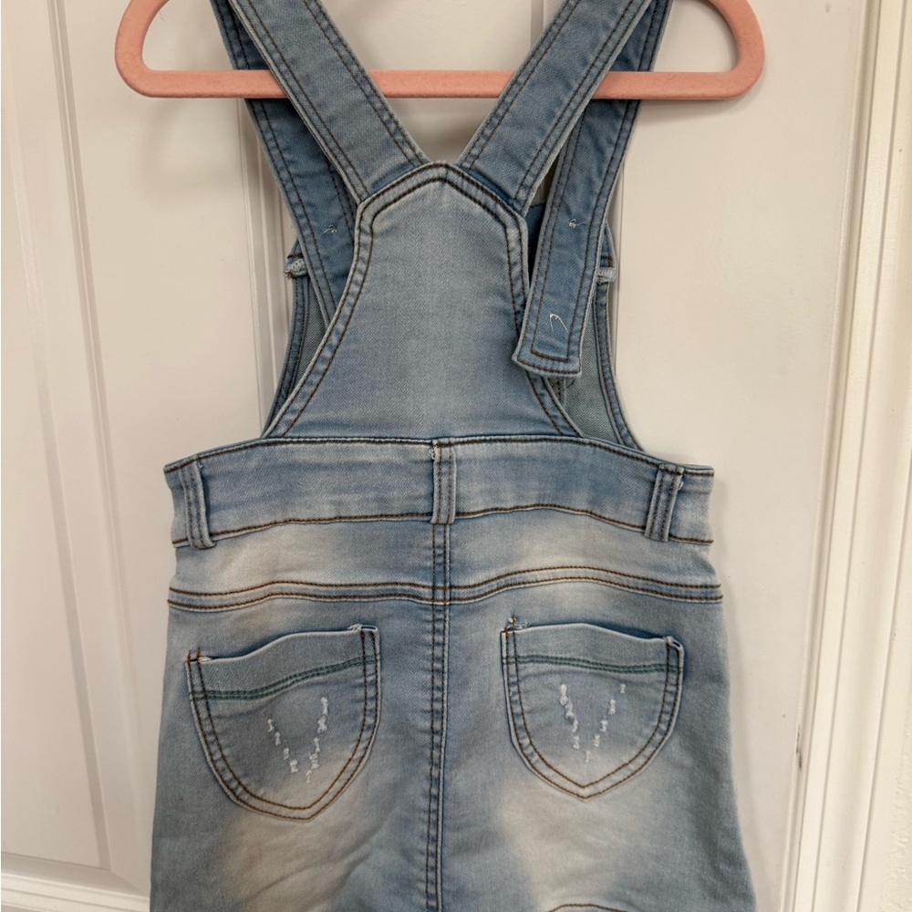 Toddler girls Denim Overall Skirt - Picture 3 of 3